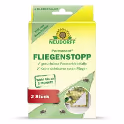Neudorff Permanent FliegenStopp Dreiecks-Klebefalle 1 Packung = 2 Stück