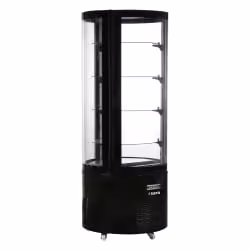 SARO Kuchenvitrine schwarz Modell ALESSIA 330-1128