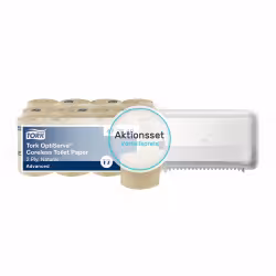 Tork Aktionsset OptiServe Toilettenpapier + Spender T7 472640+558040