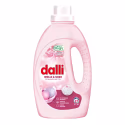 dalli Wolle & Seide Feinwaschmittel, schonend, 27 Waschladungen 524891 , 1,1 Liter - Flasche 1 dalli Wolle & Seide Feinwaschmittel