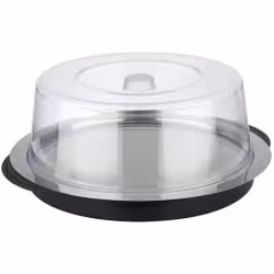 APS Servierplatte Edelstahl Set mit Haube