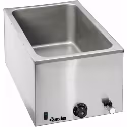 Bartscher 1/1 GN Bain Marie Wärmebehälter mit Hahn 200207