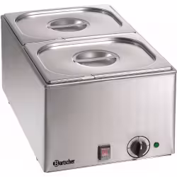 Bartscher 2x 1/2 GN Bain Marie Wärmebehälter 200232
