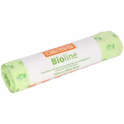 DEISS BIOLINE Bioabfallsäcke 120 Liter ecovio Biokunststoff 06070