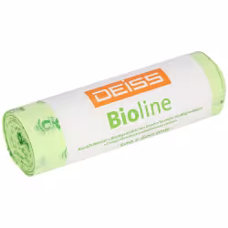 DEISS BIOLINE Bioabfallsäcke 30 Liter ecovio Biokunststoff 06066