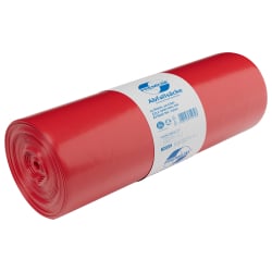 DEISS PREMIUM Müllsack 70 Liter rot