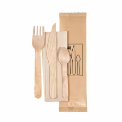 DUNI Holzbesteck Set