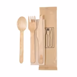 DUNI Holzbesteck Set