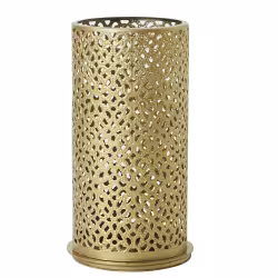 DUNI Kerzenhalter Bliss Windlicht gold  176149