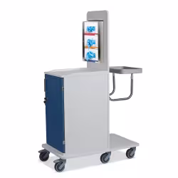 ETERNASOLID MULTICART Hygienewagen T12 mit festem Abfallsammler 92218-BL