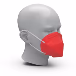 FFP2 NR Atemschutzmaske Colour rot