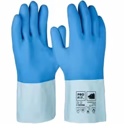 Fitzner Super Blue Latex-Chemikalienschutzhandschuh 6240-10