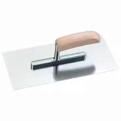 Glättekelle mit gewachstem Holzgriff