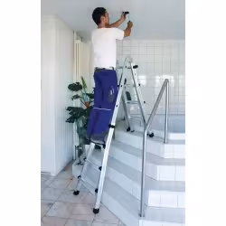 Günzburger Aluminium-Teleskopleiter 32015