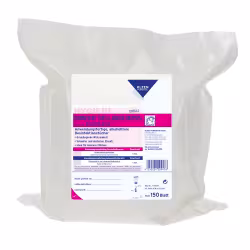 KLEEN PURGATIS BUDESIN DES Liquid Wipes Desinfektionstücher 1 Nachfüllbeutel = 150 Blatt