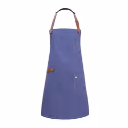 Karlowsky Jeans-Style Latzschürze mit Leder  LS 24