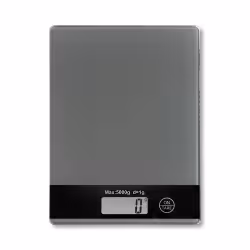 Kesper Digitale Küchenwaage mit Glasablage 70907