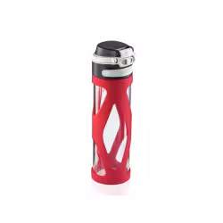 Leifheit Glas Flip Trinkflasche