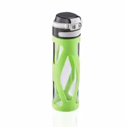 Leifheit Glas Flip Trinkflasche