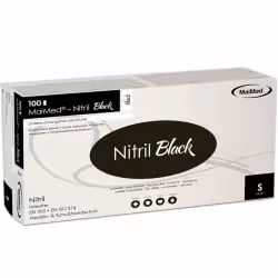 MaiMed Nitril Black Einmalhandschuhe