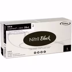 MaiMed Nitril Black Einmalhandschuhe