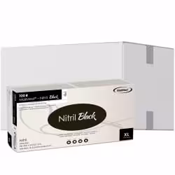 MaiMed Nitril Black Einmalhandschuhe