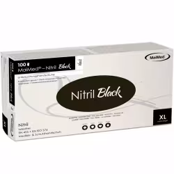 MaiMed Nitril Black Einmalhandschuhe