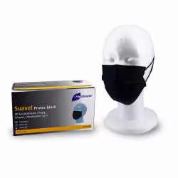 Meditrade medizinische Schutzmaske Typ II Protec Black