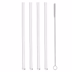 Metaltex Trinkhalme aus Glas