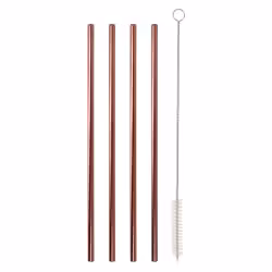 Metaltex Trinkhalme aus Inox-Edelstahl