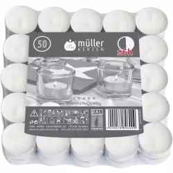Müller Kerzen Teelichter 6h