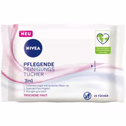 NIVEA 3 in 1 Pflegende Reinigungstücher  81906