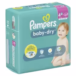 Pampers Baby Dry 4+ Maxi Plus Windeln