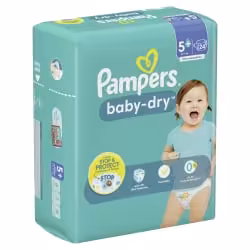 Pampers Baby Dry 5+ Junior Plus Windeln