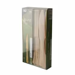Papstar Pure Vintage Holz Messer 88139