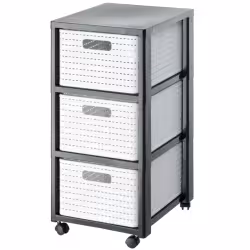 Rotho COUNTRY Tower 3 x A4 mit Rollen 1165490001