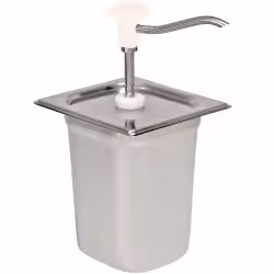 SCHNEIDER Druckknopf-Dosierspender inkl. 1/6 GN-Behälter 152541