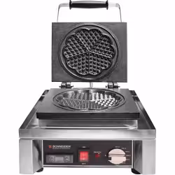 SCHNEIDER Waffeleisen mit digitalem Timer Herz 150715