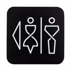 SanTRAL WC Schild Damen und Herren
