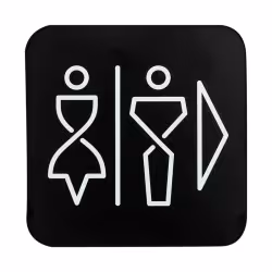 SanTRAL WC Schild Damen und Herren