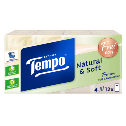 Tempo natural & soft Taschentücher 830468