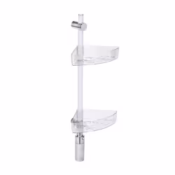 WENKO Duscheckregal mit LED-Bewegungsmelder und Ablagen 24689100