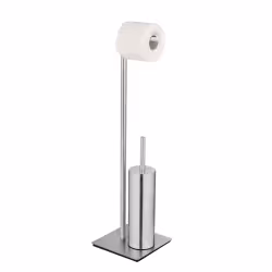 WENKO Stand WC-Garnitur Recco Edelstahl