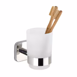 WENKO Uno Mezzano Zahnputzbecher-Halter 24246100