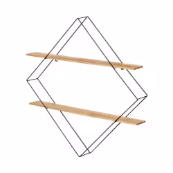 WENKO Wandregal Raute Geo
