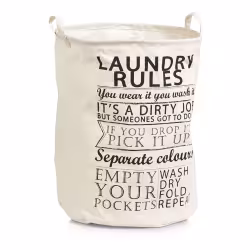 Zeller Laundry Rules Wäschesammler 14260