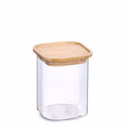 Zeller Vorratsglas mit Bambusdeckel 19490