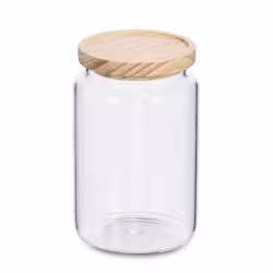 Zeller Vorratsglas mit Holzdeckel 19544