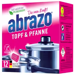 abrazo Topf & Pfanne Reinigungskissen 1 Packung = 12 Stück