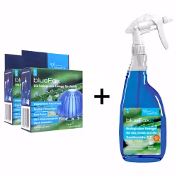 blueFox Urinal Bio-Kapsel & Sanitärreiniger Set
